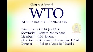 World Trade Organization  International Business [upl. by Alliehs]