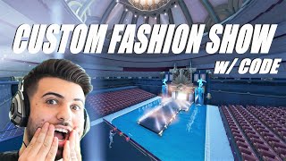 HOW TO HOST A FASHION SHOW Like SypherPK In Fortnite Creative w CODE [upl. by Nirahs714]