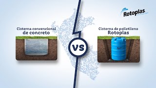 Beneficios de la Cisterna Rotoplas VS Cisterna convencional de Cemento [upl. by Flory]