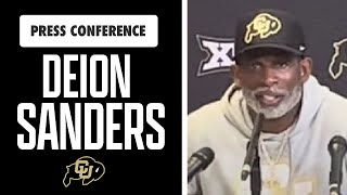 Colorado head coach Deion Sanders meets with the media after Buffs loss to Nebraska I HuskerOnline [upl. by Arundel]