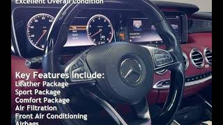 2015 MercedesBenz S 550 4MATIC for sale in Lennox CA [upl. by Tullius141]