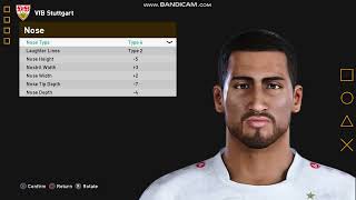 PES 2021 How to create Josha Vagnoman 🇩🇪 Stuttgart [upl. by Sinnoda]