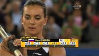 Isinbayeva with new world record  from Universal Sports [upl. by Erma]