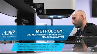 Metrology  Measuring sealing components with CNC multisensory dimensional measuring system  Prepol [upl. by Ocsicnarf452]