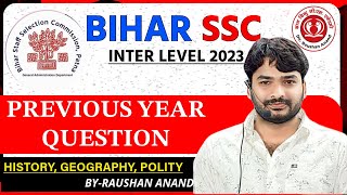 Bihar SSC Inter Level Previous Year Question By Raushan Anand  Gyan Bindu GS Academy biharssc [upl. by Treulich785]