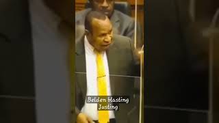 Hon Belden Namah calling Justin Tkatchenko a stranger pngpolitics pngnews pngparliament [upl. by Rodmun]