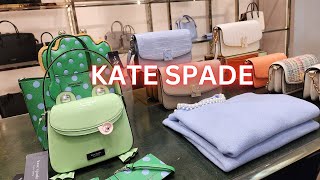 KATE SPADE ELEGANT SIGNATURE DESIGN  BAGS  WALLETS  CLOTHES  SHOES  ACCESSORIES SHOPWITHME [upl. by Brooking]