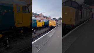 Severn Valley Railway  D1048 50033 amp 37263  Autumn Diesel Gala  railway trains ukrail loco [upl. by Russia]