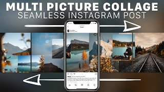 Easy SEAMLESS Instagram Carousel Collage [upl. by Parsifal]