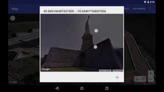 Display StreetViewPanoramaView when user click on InfoWindow [upl. by Cynthla]