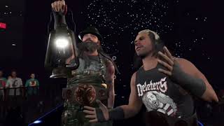 WWE 2K23 Custom Deleters of World Entrance Bray Wyatt amp Matt Hardy [upl. by Garrek]