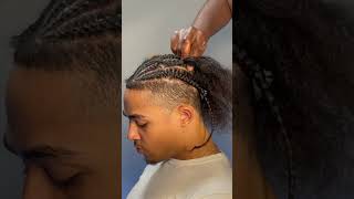 Cornrow Hairstyle For Men 🔥🔥 cornrows menshairstyles [upl. by Thorma]