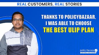 Real Customers Real Stories Policybazaar Investment Plan Customer Testimonial [upl. by Photima836]