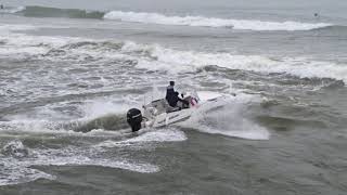 COMMENT TERRASSER LA PASSE DE CAPBRETON AVEC UN PETIT BATEAU [upl. by Goldfarb870]