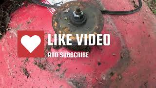 How To Easily Replace The Belt On A Massive 84inch Finish Mower [upl. by Cirnek]