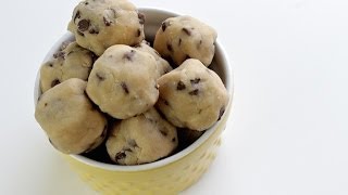 How To Make Cookie Dough Bites  No Bake Recipe amp 7 Ingredients ONLY [upl. by Ashien]