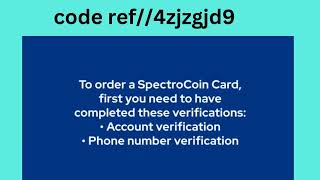 free visa card“Get a free SpectroCoin card that enables you to use PayPal fully” [upl. by Imarej]