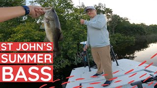 Heat Wave Bass Fishing  St Johns River [upl. by Sidoeht]