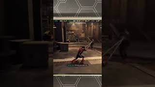 Miles Morales Steam Deck Gameplay  Miles fights looters shorts [upl. by Attennyl]