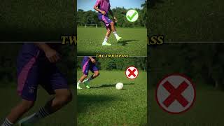 How to learn this skills Two touch pass best football skills tutorial ⚽ football sports skills [upl. by Consalve728]