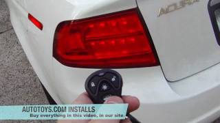 Acura TL 2004 Remote Start with Idatalink Immobilizer Bypass Install by AutotoysCom [upl. by Bernetta]