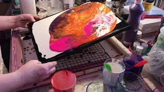 Acrylic pour washing up liquid hack [upl. by Aivekal]