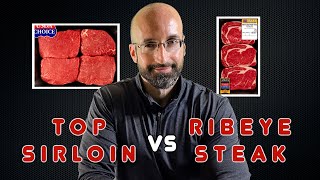 Top Sirloin vs Ribeye The Ultimate Steak Showdown 🥩🔥💪 [upl. by Ahsin]