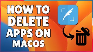 How to Delete Apps on macOS  Uninstall Mac Applications [upl. by Julianne37]