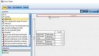 Del 3  SPSS Statistics Custom Tables flera nivåer i tabell [upl. by Esteban]