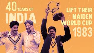 Rise of Team INDIA in CWC 1983  Kapildev Tribute [upl. by Eanom500]