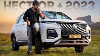 MG Hector Plus 2023 First Drive impressions ll in Telugu ll [upl. by Virge]