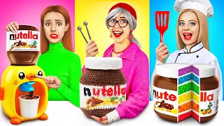 Me vs Grandma Cooking Challenge  Cake Decorating Sweet Battle by RATATA [upl. by Renado]