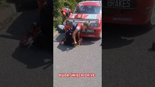 kubaswiech fiat cinquecento rajdowka rally race wyscig junior Polska opony [upl. by Garson]