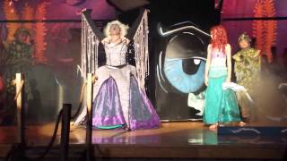 10 year old playing Ursula Killin it in the Little Mermaid jr play April 2015 [upl. by Earezed978]