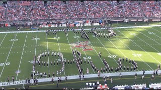 The Ohio State Marching Band performs for the Cleveland Browns  9824 [upl. by Lorimer]