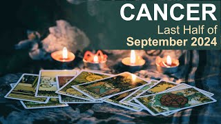 CANCER LAST HALF OF SEPTEMBER 2024 quotA HELPING HANDquot tarotreading september2024 truthwelltoldtarot [upl. by Itoc818]