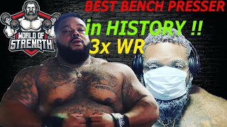 Julius Maddox  BEST BENCH PRESSER  NO LIMITS [upl. by Grove856]