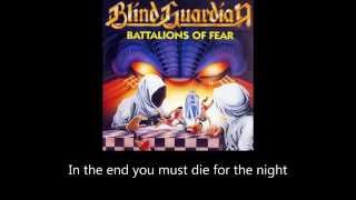 Blind Guardian  Battalions Of Fear Lyrics [upl. by Ilram]