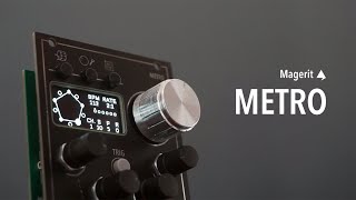 Magerit METRO  Eurorack drum module  New release [upl. by Wenger455]