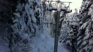 Borovets Ski Center Lift Sitnyakovo Express [upl. by Naihtsirc]