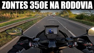 Zontes 350E na rodovia e trânsito pesado  Scooter Motovlog POV [upl. by Noemi]