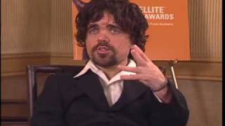 Peter Dinklage interview after winning Satellite Awards for Outstanding Talent [upl. by Fineberg372]