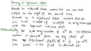 Lecture 3  Floating Point Arithmetic and Errors [upl. by Eramal]