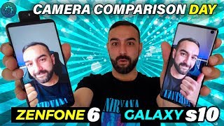 Asus Zenfone 6 Vs Galaxy S10  Camera Comparison  Part 1 Day [upl. by Lyall110]