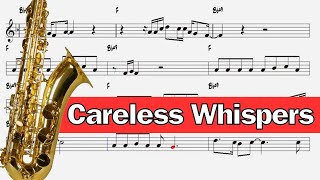 Careless Whispers George Michael Tenor Sax [upl. by Aldis]