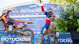 Pro Motocross 450 Class Highlights  RedBud National 2024 [upl. by Aicire]