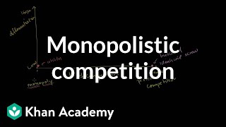 Oligopolies and monopolistic competition  Forms of competition  Microeconomics  Khan Academy [upl. by Yllim]