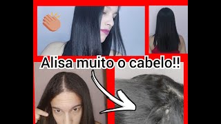 PROGRESSIVA CASEIRA ALISA MUITO O CABELO [upl. by Phillips]