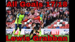 Lewis Grabban  All Goals for Sunderland 1718 [upl. by Ennyroc]