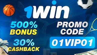 1WIN PROMO CODE  01VIP01  Best 500 Bonus and Cashback [upl. by Borlase]